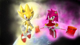 Sonic characters flying paint bucket - anton graff free wallpaper