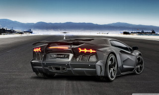 Black sports car mountains race - farid mansour free wallpaper