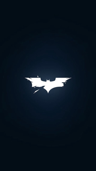 Batman logo dark background white - a minimalist painting free wallpaper