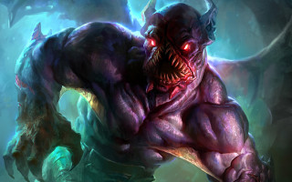 Demonic creature red eyes demon 2 - a demon like body free wallpaper