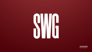 Red background swg white letters - craig mullins free wallpaper