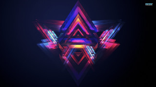 Colorful abstract design dark background 4 - brazier free wallpaper
