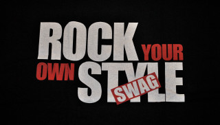 Black shirt red white logo - fashion free wallpaper