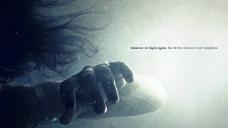 Person hand water quote above - someone free wallpaper