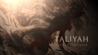 Man climbing mountain sword taliyah - a sword free wallpaper