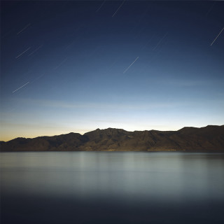 Lake mountain star trail night 2 - amir zand free wallpaper