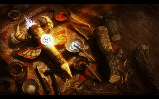 Tools flashlight fantasy artgear magiccircle - fantasy art free wallpaper for desktop