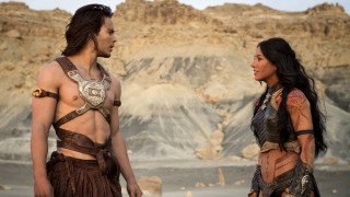 Native american couple mountain desert - derek chittock free wallpaper