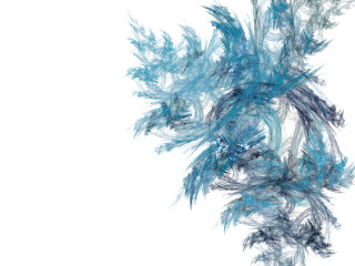 Blue plant floating fractal mandelbrot - this image free wallpaper