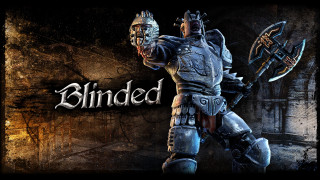 Blinded knight armor sword scepter - a man in armor holding free wallpaper