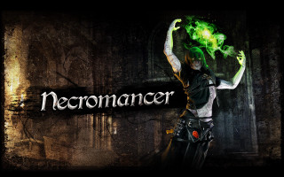 Woman green hair green smoke - the gathering free wallpaper