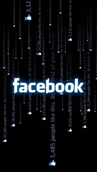 Facebook dark background blue white - allen tupper true free wallpaper