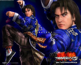 Man blue outfit holding sword 3 - du jin free wallpaper