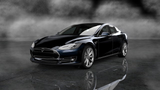 Black white tesla dark room - a reflective surface free wallpaper