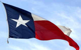 Texas flag flying wind blue 2 - the flag free wallpaper