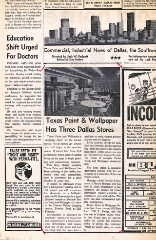 Newspaper city background clipping article - 1 9 6 0 s free wallpaper