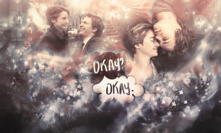 Couple kissing crowd stars sky - a couple kissing in front free wallpaper
