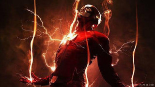 Man red suit sword flash - a red suit free wallpaper