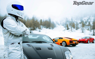 Man white suit helmet parking - a car in a parking lot free wallpaper