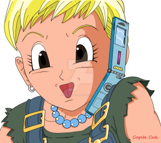Cartoon woman cellphone ear mouth - a face free wallpaper
