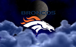 Denver football logo sky clouds - night sky free wallpaper