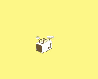 Toaster on top thought bubble - a thought bubble above free wallpaper