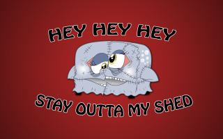 Cartoon character knife hey stay - madhouse free wallpaper