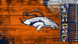 Wooden wall denver cowboys poster - a wooden wall free wallpaper for desktop