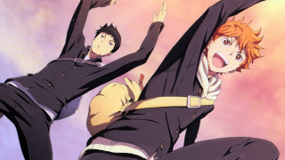 Anime dance air characters hands - visual art free wallpaper