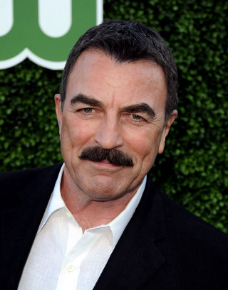 Man mustache suit jacket posing - a green wall free wallpaper