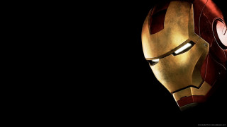 Iron man mask black background 2 - pop surrealism free wallpaper