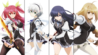 Anime girls outfits weapons white - different free wallpaper