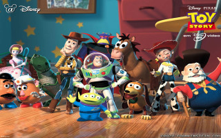 Toy story characters room toy - toyism free wallpaper