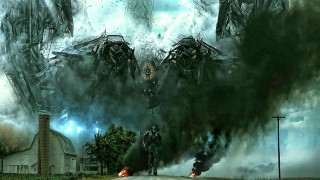 People huge structure smoke pouring - huge free wallpaper