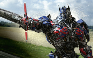 Robot standing grass sword sky - drew struzan free wallpaper
