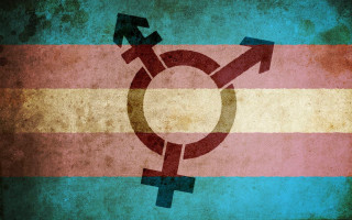 Male female symbol wall grungy - female free wallpaper
