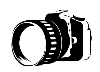 Camera lens white background black - a photo free wallpaper