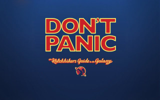 Blue background red yellow dont - sign free wallpaper