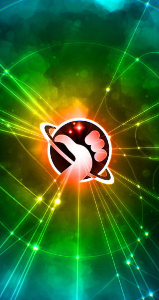 Colorful background black white object - space art free wallpaper