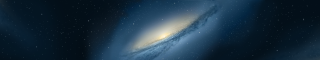 Bright large object sky center - galaxy free wallpaper