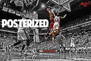 Basketball player jumping dunk crowd 6 - a crowd watching free wallpaper