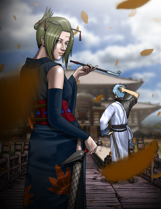 Woman sword man costume sky - a sword next free wallpaper