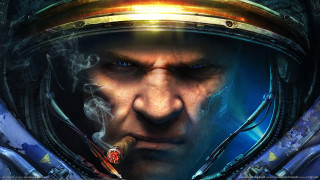 Man space suit smoking cigarette 4 - his mouth free wallpaper