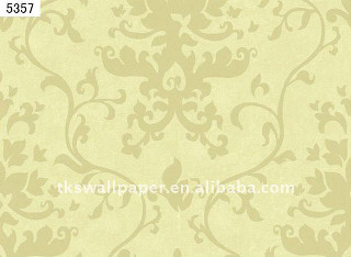 Floral yellow white wallpaper design - paper texture free wallpaper