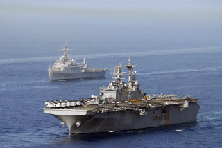 Two ships ocean large small 4 - larger free wallpaper