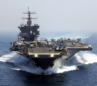 Navy ship sailing ocean sunny - the ocean free wallpaper