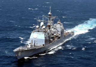 Large gray ship ocean waves 3 - rutkowski free wallpaper