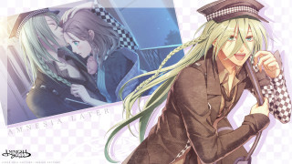 Woman long hair cell phone 4 - long hair holding free wallpaper