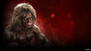 Eddie mendoza big hair face - a red background free wallpaper for desktop