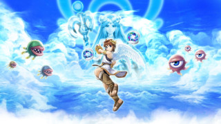 Cartoon character flying sky clouds - other character free wallpaper